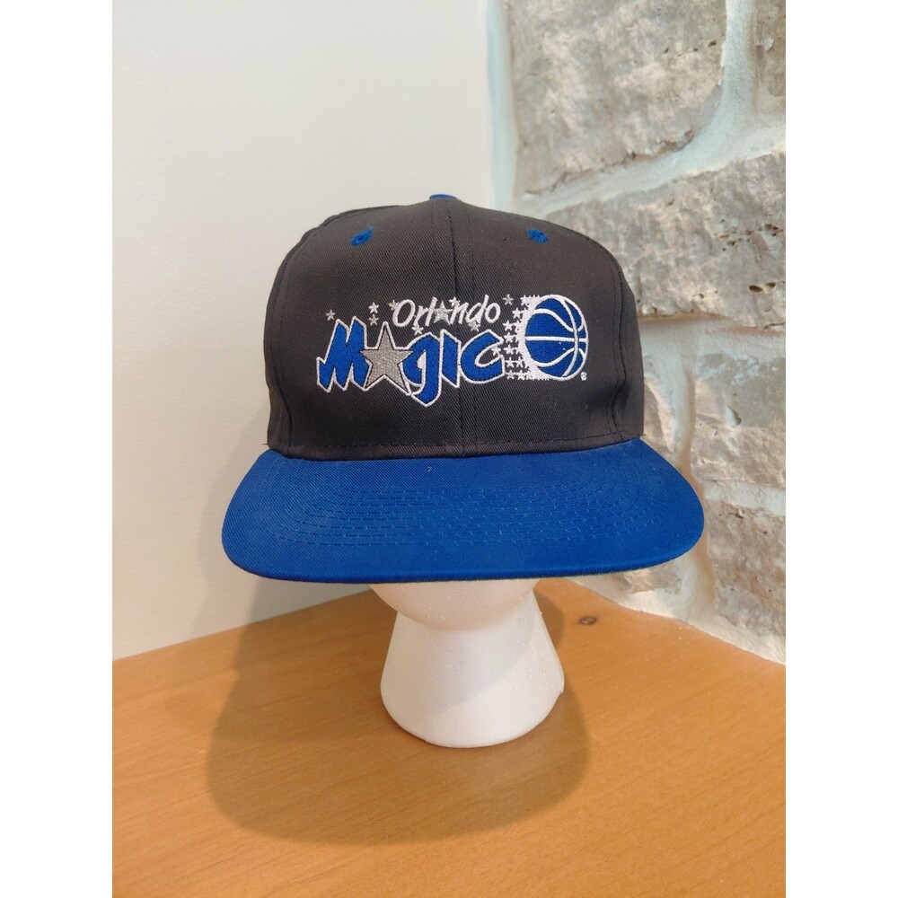 Vintage Logo 7 Orlando Magic Two-Tone Snapback Hat 90s